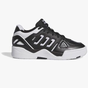 Adidas Midcity Low Sneaker Basketball Shoes Black & White Size 8 Men’s or 9 W